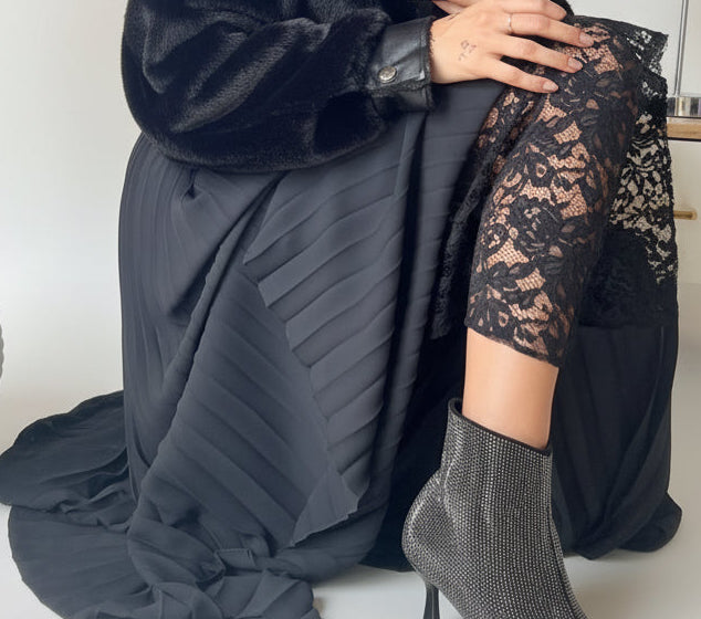 Raffle dantel open skirt - Boutique Noor 