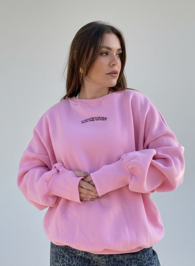 bubble gum hoodie - Boutique Noor 