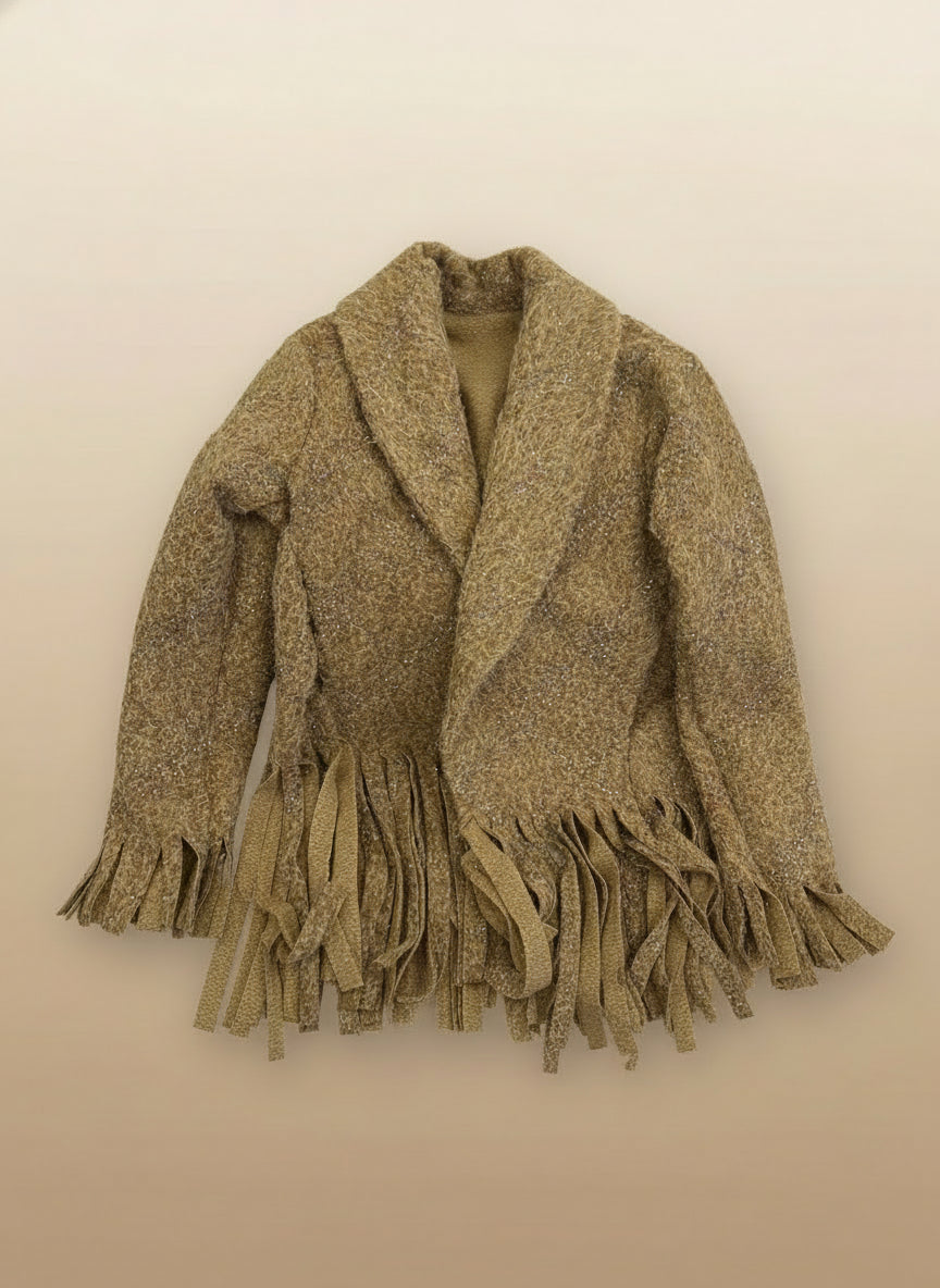 Fringes coat - Boutique Noor 