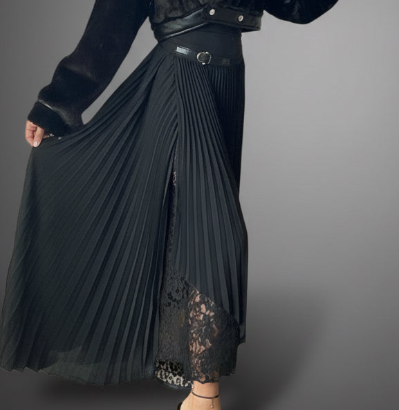 Raffle dantel open skirt - Boutique Noor 