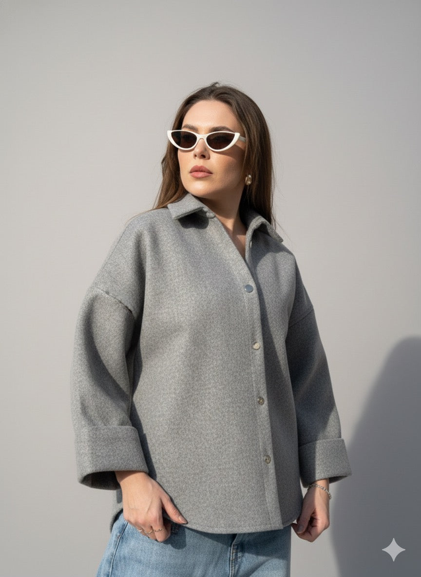 Wide Aura jacket - Boutique Noor 